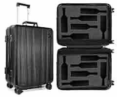 Amazon.co.jp: RONPOW ワインスーツケース 飛行機用 12本 飛行機